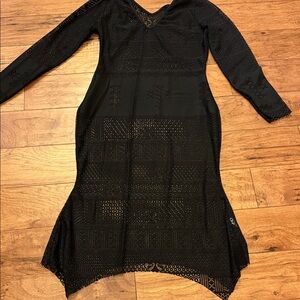Zara Black Long Sleeve Dress
